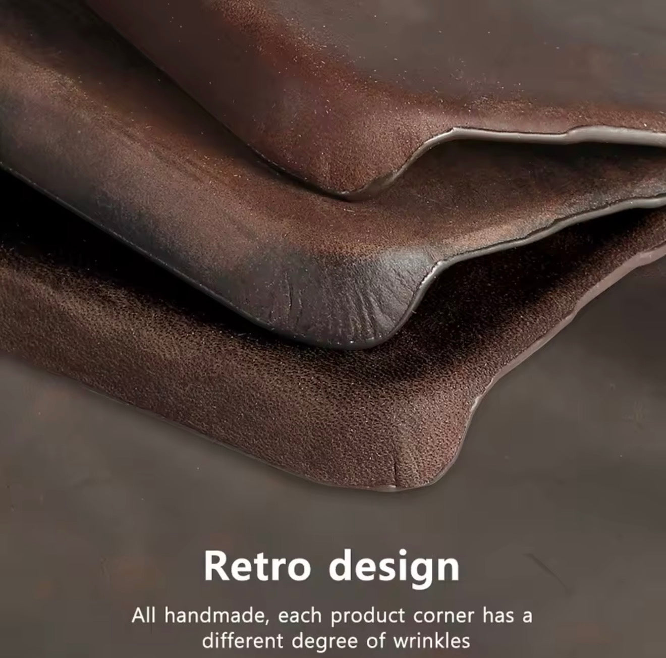 Luxury Pull-Up Leather MagSafe Case – Handcrafted Full-Grain Cowhide for iPhone