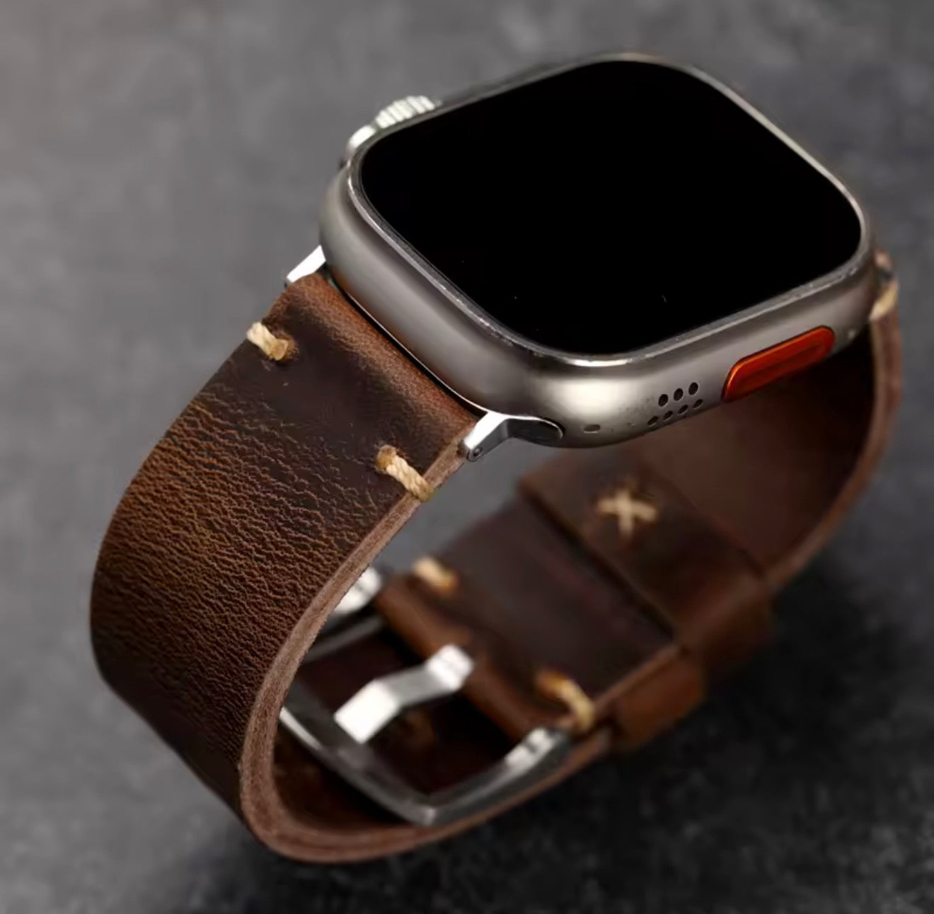Handmade Italian Leather Strap for Apple Watch – Premium Genuine Leather Band